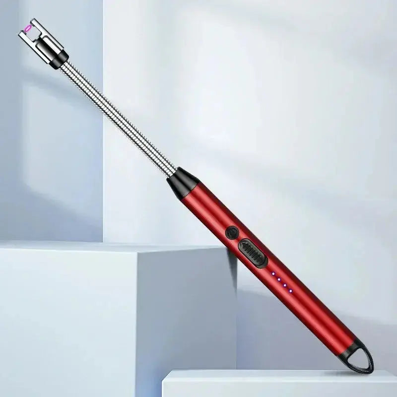 Rechargeable Electric Kitchen Lighter with long Neck,USB Arc lighter Easy to use, Plasma Stove Lighter, Flameless BBQ Lighter for Stove - IVY MART Rechargeable Electric Kitchen Lighter with long Neck,USB Arc lighter Easy to use, Plasma Stove Lighter, Flameless BBQ Lighter for Stove