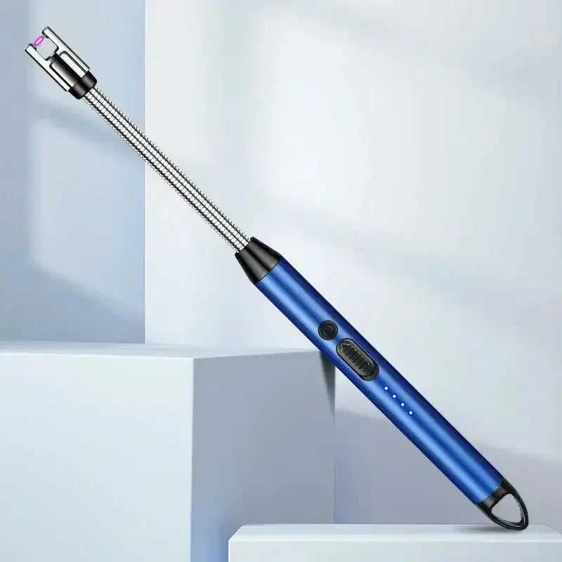 Rechargeable Electric Kitchen Lighter with long Neck,USB Arc lighter Easy to use, Plasma Stove Lighter, Flameless BBQ Lighter for Stove - IVY MART Rechargeable Electric Kitchen Lighter with long Neck,USB Arc lighter Easy to use, Plasma Stove Lighter, Flameless BBQ Lighter for Stove